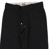 874 Dickies Trousers - 33W 32L Black Cotton Blend