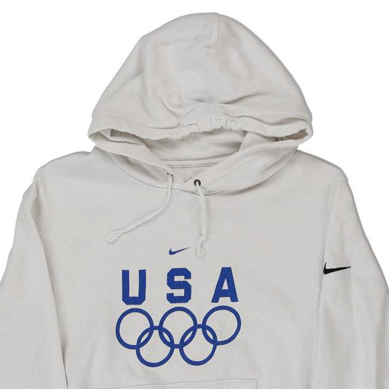 Vintagewhite USA Olympics Nike Hoodie - mens small
