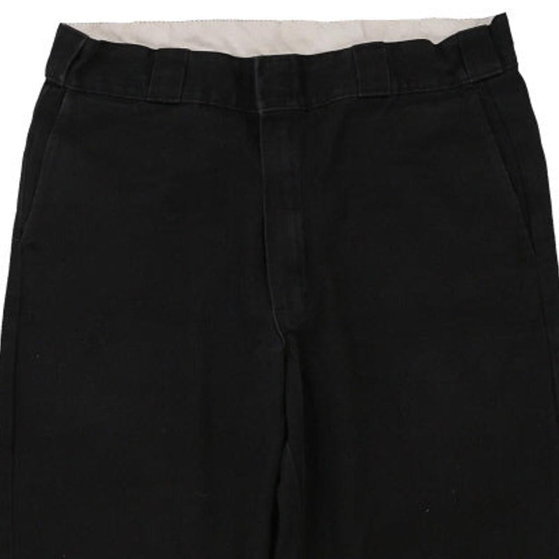 Dickies Trousers - 34W 31L Black Cotton Blend