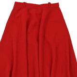 Unbranded Maxi Skirt - 25W UK 6 Red Polyester