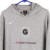 Vintagegrey 3d Lacrosse Nike Hoodie - mens x-large