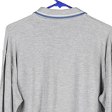Vintage grey Pierre Cardin Long Sleeve Polo Shirt - mens large