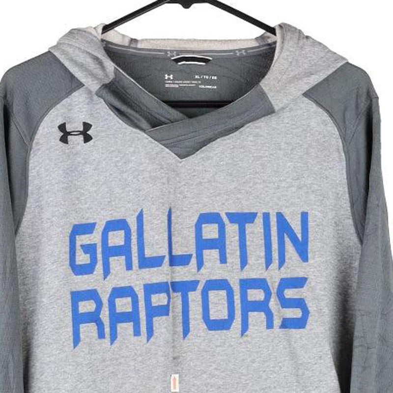 Vintage grey Gallatin Raptors Under Armour Hoodie - mens x-large