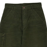 33 Cargo Trousers - 28W UK 8 Khaki Cotton