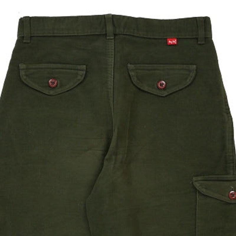 33 Cargo Trousers - 28W UK 8 Khaki Cotton