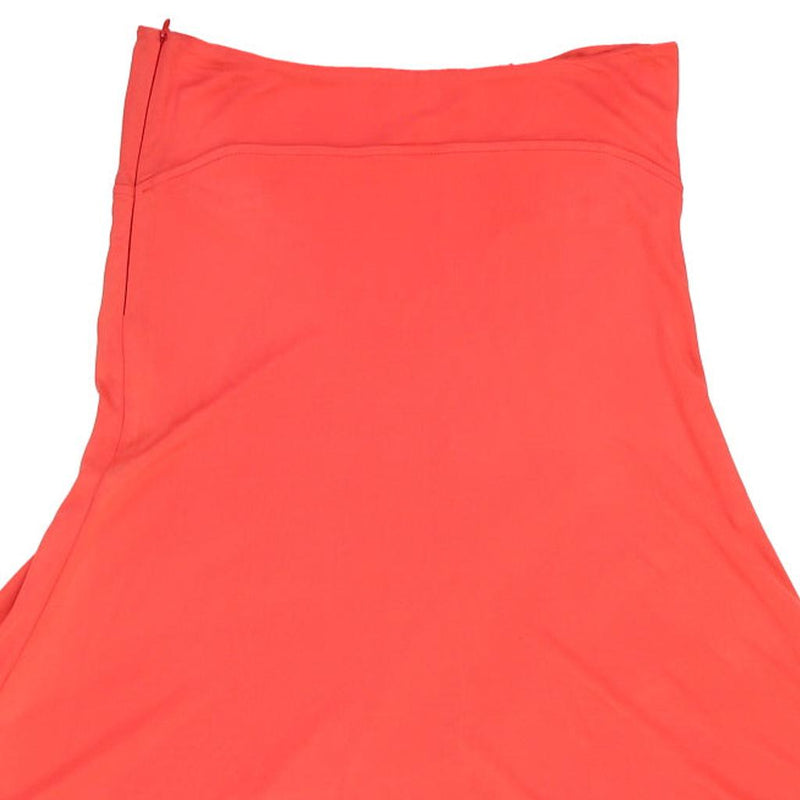 Versace Classic Skirt - 31W UK 12 Orange Viscose
