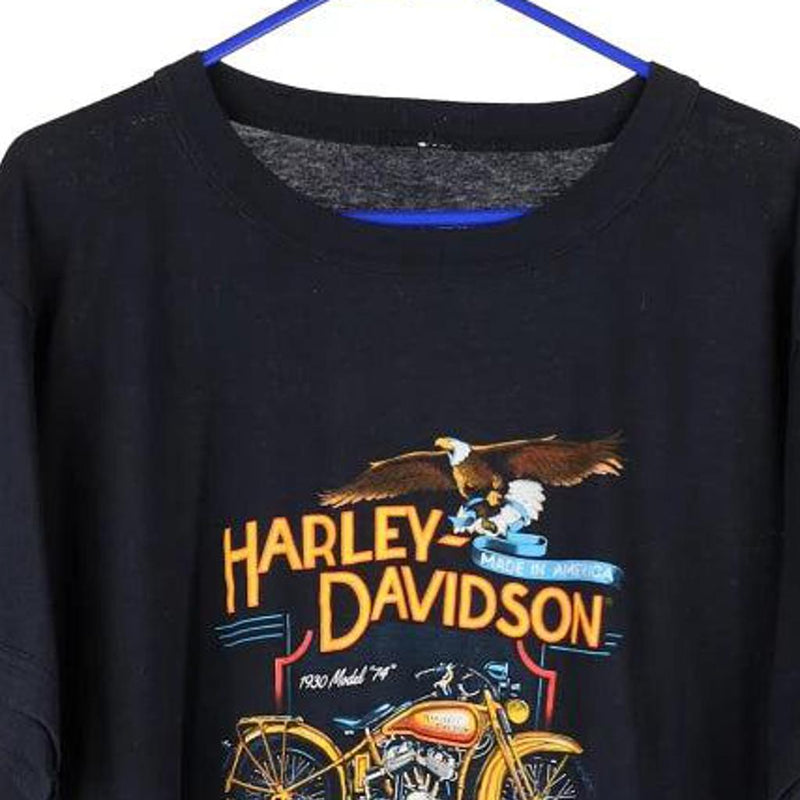 Vintage black 1988 Harley Davidson T-Shirt - mens large