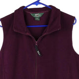 Vintage purple Woolrich Fleece Gilet - womens x-large