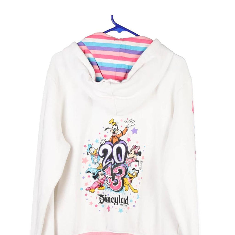 Vintage white 2013 Disneyland Disney Hoodie - womens x-large