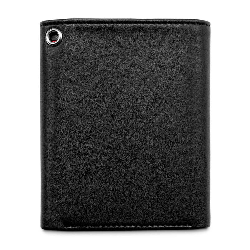 Trifold Wallet for Key Chain in Black