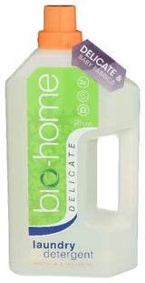 bio-home Laundry Detergent Delicate - Hyacinth & Nectarine 51 fl. oz., 100% Plant-based Actives, Eco-Friendly, Non-Toxic, Nourish Sensitive Skin