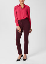 Annie Jersey Trouser 0221/8048/1185l00 Burgundy