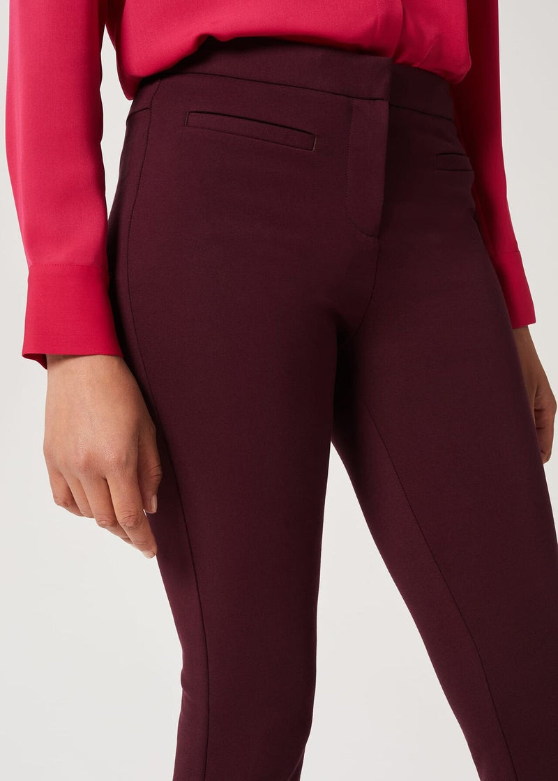 Annie Jersey Trouser 0221/8048/1185l00 Burgundy