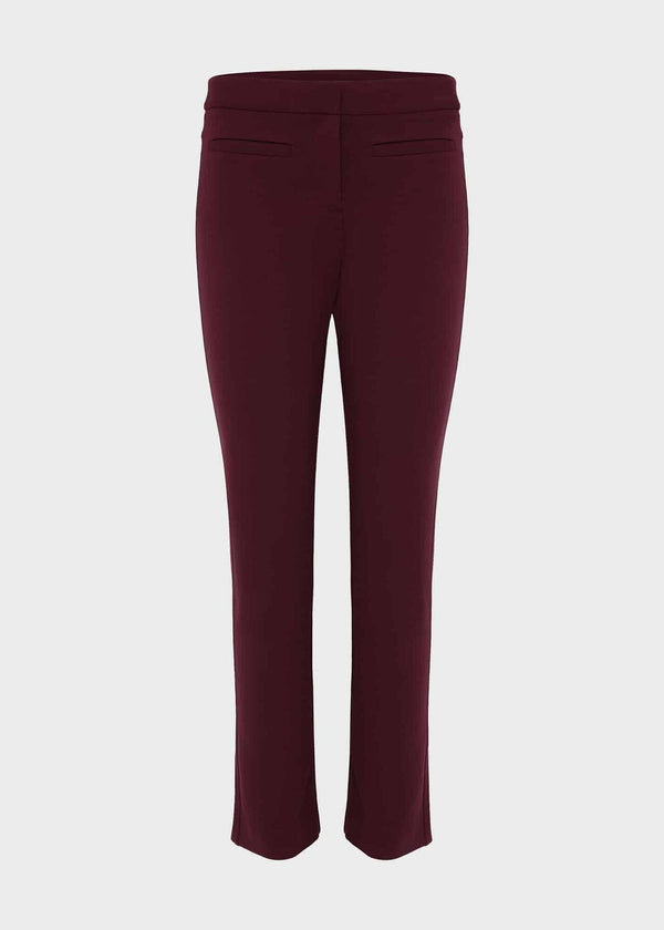 Annie Jersey Trouser 0221/8048/1185l00 Burgundy