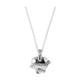Wise Heart Silver Charm Necklace - Astor & Orion Ethically Made Jewelry