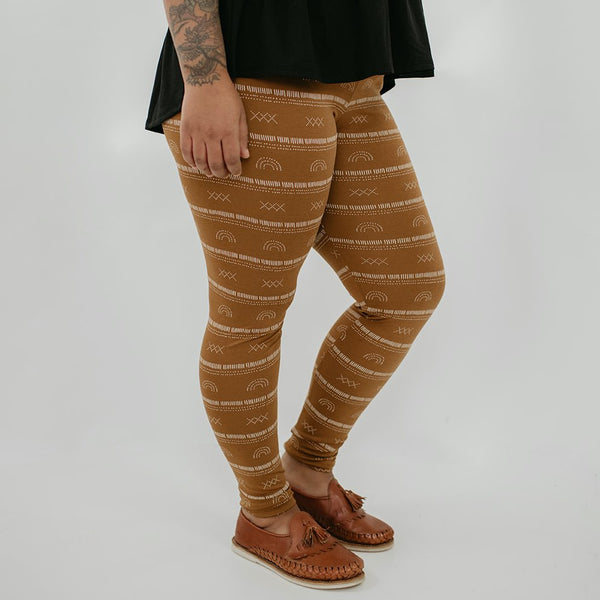 Women’s Leggings | Rainbow Mudcloth Bamboo/cotton 2