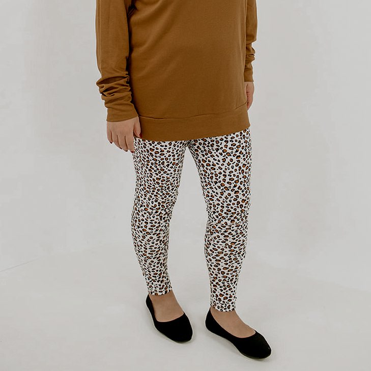 Women’s Leggings | Snow Leopard Bamboo/cotton 2