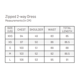 Zipped 2-way Dress - Black